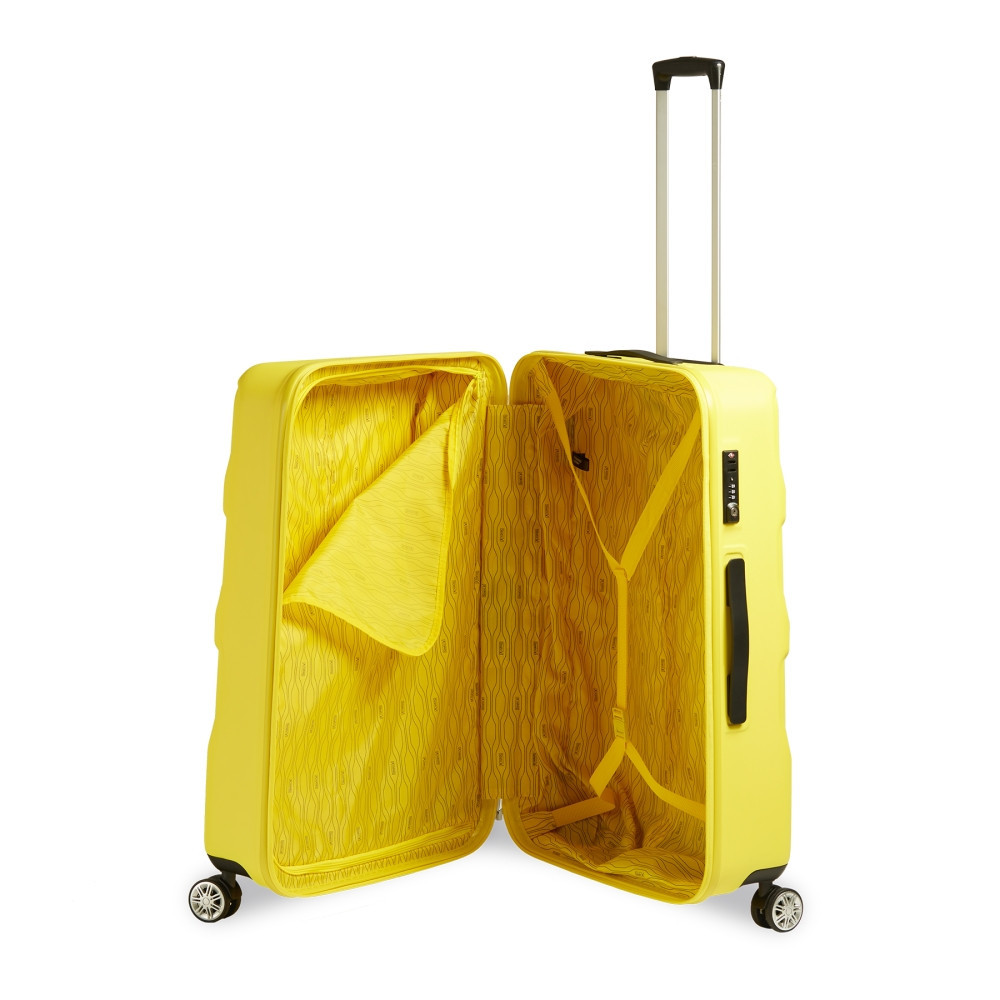 STRATIC Arrow 2 - Hartschalenkoffer - Koffer L Yellow seitlich offen